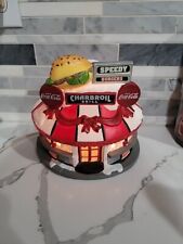 SPEEDY BURGER Coca-Cola Town Square Collection Charbroil Grill Christmas 1998 picture