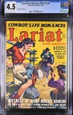 Lariat Story Magazine 1943 September, #146. CGC, bondage cover. Pulp picture
