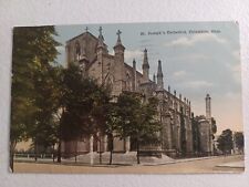 Vintage Postcard Ohio 1918 St. Joseph's Cathedral, Columbus Posted 2 cent  picture