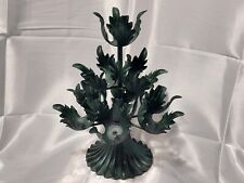VINTAGE PETITES CHOSES GREEN TREE CANDLE HOLDER BRANCHES 12.5