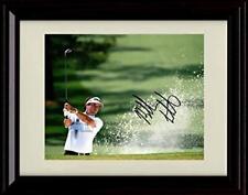16x20 Framed Bubba Watson Autograph Replica Print - Swing with Dirt in Air picture