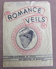 Original Vtg 1950s * Romance Veils * Package Advertising “Ultimate in Style” picture