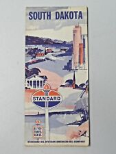 Vintage 1963 South Dakota Folded Highway Map Standard Oil Company picture