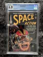 Space Action #2 CGC 6.0 Cream To Off White Pages 1952 Ace Periodicals CVA picture