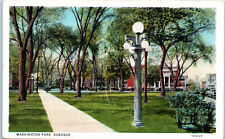 1920s Washington Park Dubuque IA Postcard picture