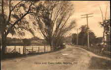 Smyrna Delaware DE Drive Over Como Lake Vintage Postcard picture