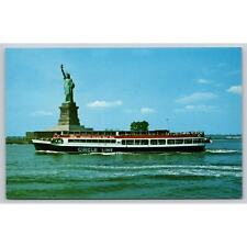 Postcard NY New York City Circle Line Yacht Statue Of Liberty picture