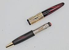 Sheaffer Carmine Triumph Tuckaway Pencil, Working, Blacked Out Name picture