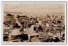 1925 West Seattle Skyline View Air Mail Washington WA RPPC Photo Postcard picture