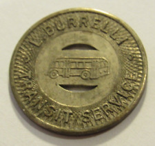 1941 L. Burrelli Transit Service East Pittsburgh, PA Bus Token - Pennsylvania picture