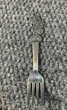 Minnie Mouse Fork Walt Disney Stainless Steel by Bonny Japan Vintage 70's picture