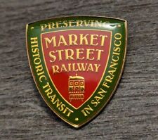 New Market Street Railway Preserving Historic Transit In San Francisco Lapel Pin picture