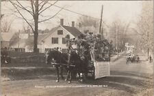 150th Anniversary Parade Claremont New Hampshire Oct 26 1914 RPPC Postcard picture