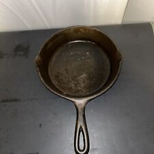 Vintage Old Cast Iron #5 N1 Skillet  Pan with 3 Notch Heat Ring picture
