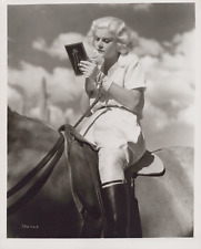 HOLLYWOOD BEAUTY JEAN HARLOW STYLISH POSE STUNNING PORTRAIT 1950s Photo N picture