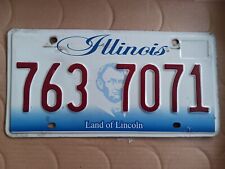 2006 Illinois IL License Plate 763 7071 picture