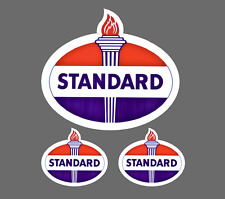 Standard Oil Co Vintage Look Vinyl Decal Sticker Std Oil Gas 3.5