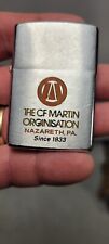 Early Vintage Zippo Lighter Advertising The CF Martin Organization Nazareth PA picture