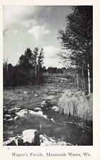 Stream Wagner's Fireside Manitowish Waters WI post card PC 1.12 picture