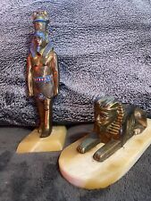 Vintage Egyptian Statue Pharaoh Sphinx picture