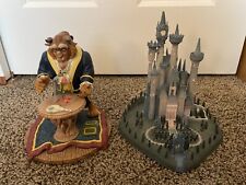 2 Disney Collectibles- Cinderella Castle & Beauty And The Beast picture