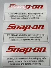 Snap On Sticker Genuine New picture