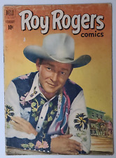 ROY ROGERS COMICS 50 (DELL 1952) EST~VG+(4.5) “KING OF COWBOYS” ICONIC PHOTO CVR picture