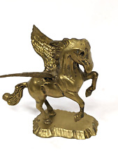 Vintage Solid Brass Winged Horse Pegasus 5