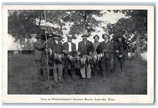 View At Weichselbaum's Summer Resort Lakeville Minnesota MN Fishes Postcard picture