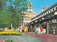 Vintage Boston Massachusetts Faneuil Hall Quincy Market Postcard Unused picture