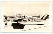 1949 Flying Rooster Airplane View WIBW Topeka Kansas KS RPPC Photo Postcard picture