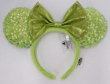 2022 Ears Minnie Mouse Mickey Limited Disney Parks Green Shell Sequins Headband picture
