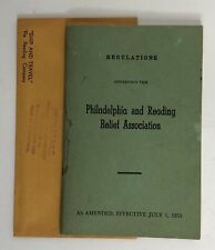 Regulations Governing the Philadelphia and Reading Relief Association 1955 picture