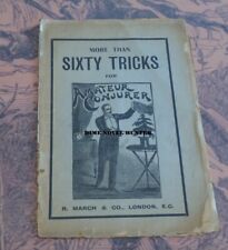 OBSURE MORE THAN SIXTY TRICKS FOR THE AMATEUR  CONJURER  R MARCH &CO DIME NOVEL picture