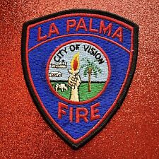 La Palma California CA Fire Dept Shoulder Patch ~ Vintage ~ Unused picture