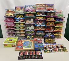 Lot (50) Vintage In Box Chevron Gas Toy Cars Collection Set Tow Truck Taxi picture