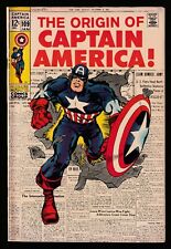 Marvel CAPTAIN AMERICA No. 109 (1969) Origin VG/FN picture