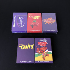 Cadbury Chocolate Playing Cards Lot Set x 5 Decks picture