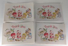 Strawberry Shortcake With Friends Thank You Post Cards 1982 American Greetings picture