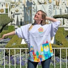 Disney Parks Disneyland it's a Small World Spirit Jersey Colorful Sz Small picture