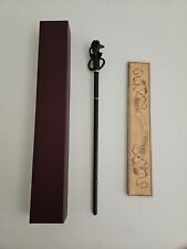 WIZARDING WORLD OF HARRY POTTER UNIVERSAL STUDIOS DEATH EATER SKULL WAND NEW picture