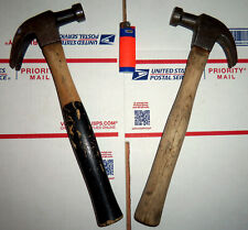 2 Vintage Vaughan Supersteel Arrow Claw Hammer picture