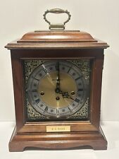Vintage Howard Miller Mantle Clock 340-020 W/ Key For Parts/Repair picture