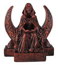 Small Moon Goddess Figurine - Wicca Lunar Witch Pagan Altar Statue Dryad Design picture