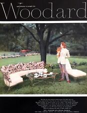 1956 Woodard Wrought Iron French Style Outdoor Furniture photo vintage print ad picture
