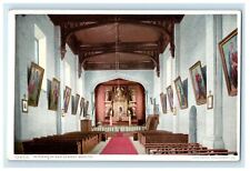 c1910s Interior of San Gabriel Mission, San Gabriel California CA Postcard picture