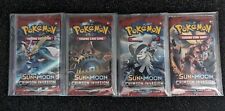 4x NEW SEALED TCG Pokemon Sun & Moon Cards - Crimson Invasion booster packs picture