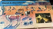 VINTAGE 1989 COW HERD A HEREFORDS HOLSTEINS  Decorative Lights Tested picture