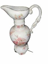 Vintage Porcelain Floral Pitcher picture