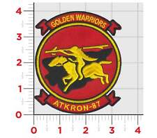 Officially Licensed US Navy VA-87 Golden Warriors Squadron Patch picture